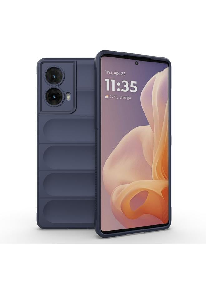 The Bros حافظة لهاتف موتورولا موتو G85 5G جلوبال ماجيك شيلد TPU + حافظة هاتف فلانيل