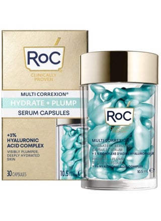 RoC - Multi Correxion Hydrate + Plump Serum Capsules - Maximum Plumping Power - Boost Skin’s Hydration Level - with Hyaluronic Acid - 30 CT - pzsku/Z0676C927D3D3A8BA0DF4Z/45/1750360976/2f6695f6-becd-40be-8a9a-1c0f8597f573