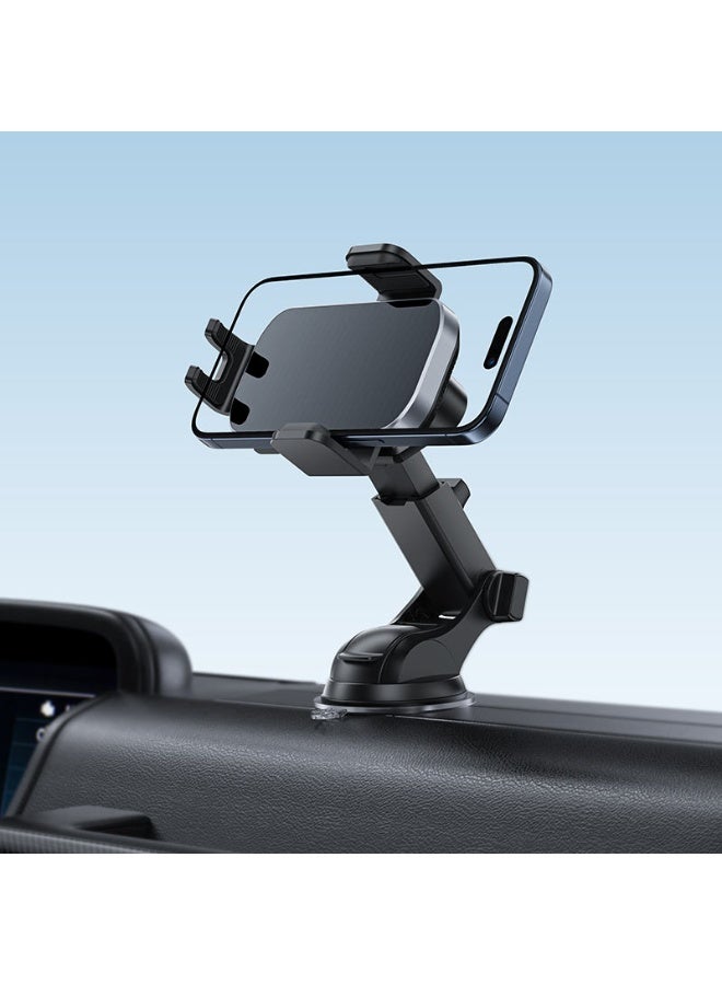 ACEFAST Fast Wireless Charger Car Holder D53, Multi-angle Adjustment, Free Rotation, Telescopic Rod for Convenient Angle, Widely Compatible - Black - Image 3