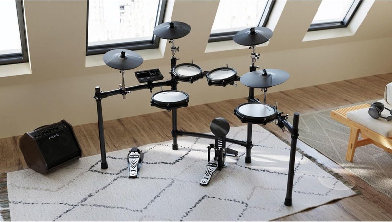 NUX DM-310 Digital Drum Kit with Advanced Mesh Pad System and Bluetooth Connectivity - Image 2
