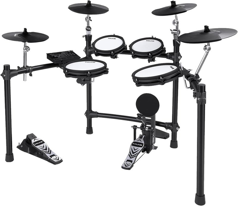 NUX DM-310 Digital Drum Kit with Advanced Mesh Pad System and Bluetooth Connectivity - Image 1