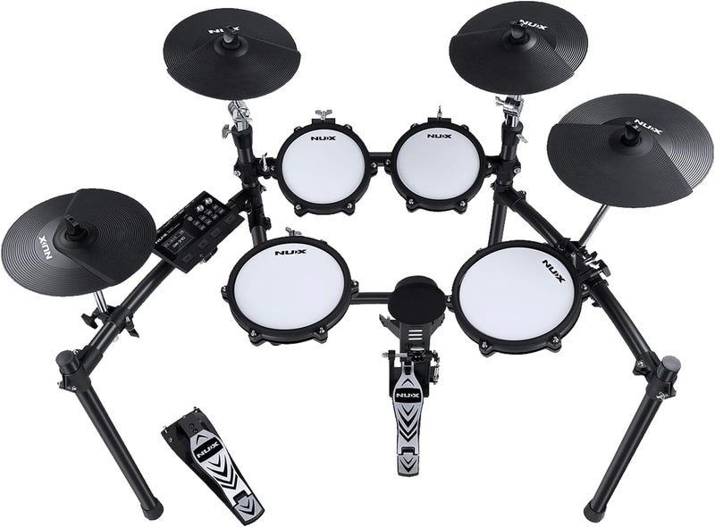 NUX DM-310 Digital Drum Kit with Advanced Mesh Pad System and Bluetooth Connectivity - Image 4