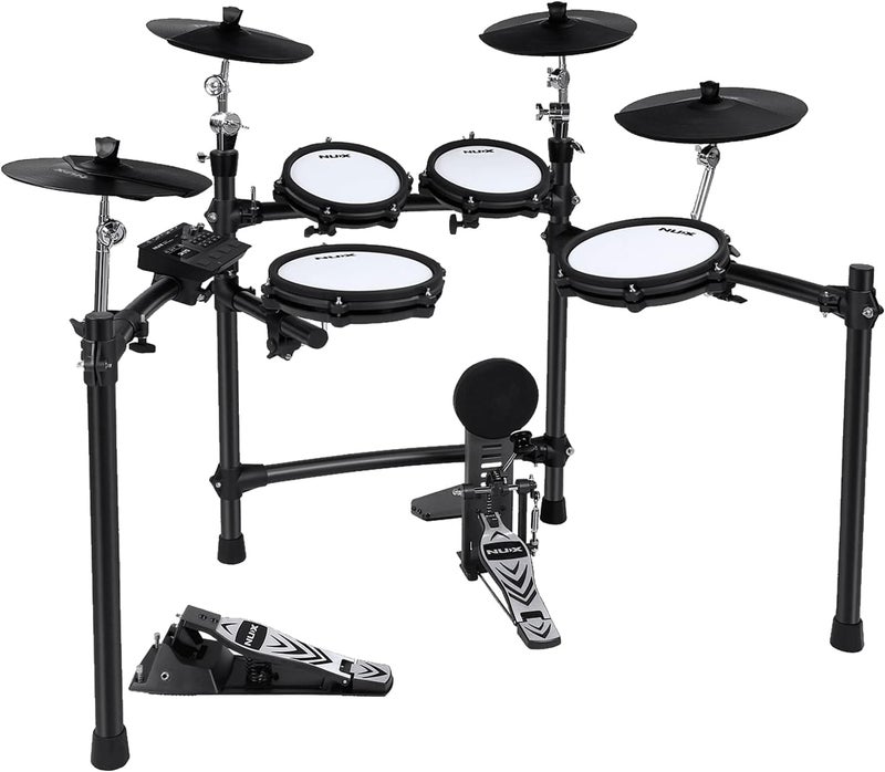 NUX DM-310 Digital Drum Kit with Advanced Mesh Pad System and Bluetooth Connectivity - Image 3