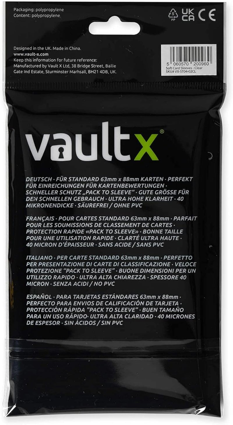 Vault X All season compatible build Trading Card Penny Sleeves, Soft, High Clarity, Inner Sleeves, Collectible Card Games, Sports, TCG (200 Pack) Wide daily application - Image 3