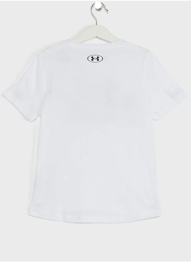 UNDER ARMOUR Youth Sportstyle Logo T-Shirt