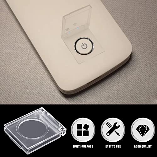 KIBBEH 4 Pcs Diamond Painting Accessories Light Pad Switch Cover,Power Button Cover Light Switch Cover Guard,Button Protection to Prevent Accidental Touch for Pc Home Appliance Touch Switch. - Image 4