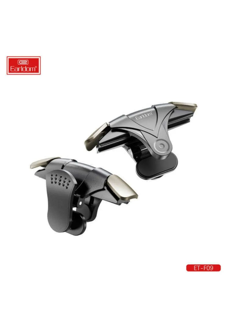Earldom F09 Mobile Trigger Controller Shoot Fire Button Smartphone Mobile Game Triggers for iOS & Android  - Image 1