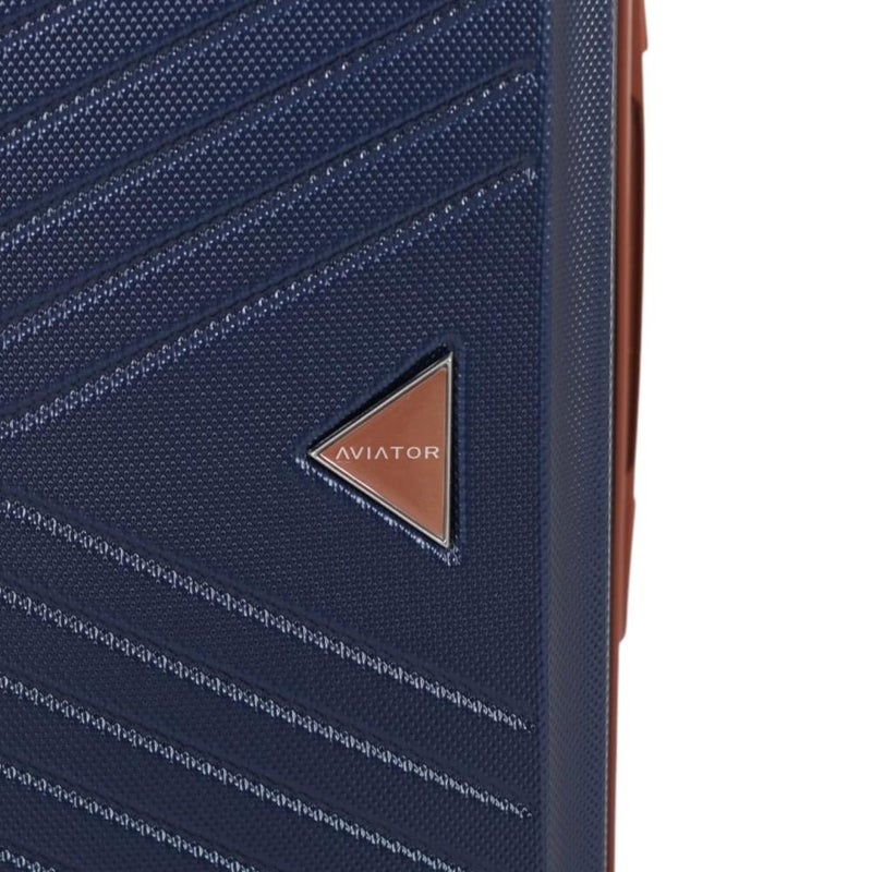 أفياتور طقم حقائب سفر دبش عروسة - مكون من 7 قطع يشمل 5 شنط تروللي وشنطتين للمكياج -بكفرات دبل صامتة - ماركة AVIATOR - Image 5