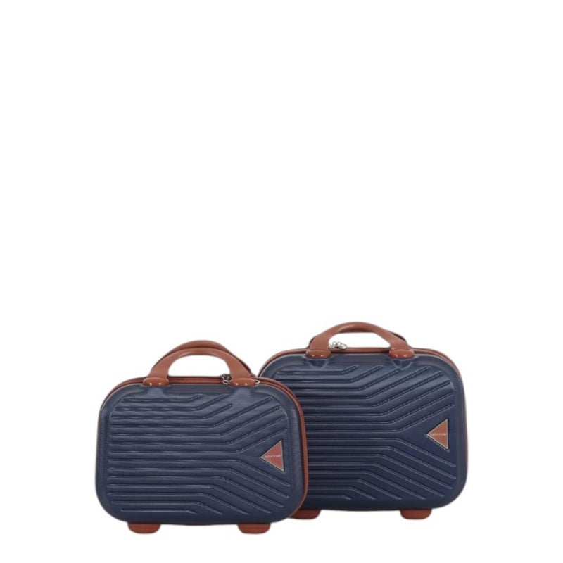 أفياتور طقم حقائب سفر دبش عروسة - مكون من 7 قطع يشمل 5 شنط تروللي وشنطتين للمكياج -بكفرات دبل صامتة - ماركة AVIATOR - Image 4