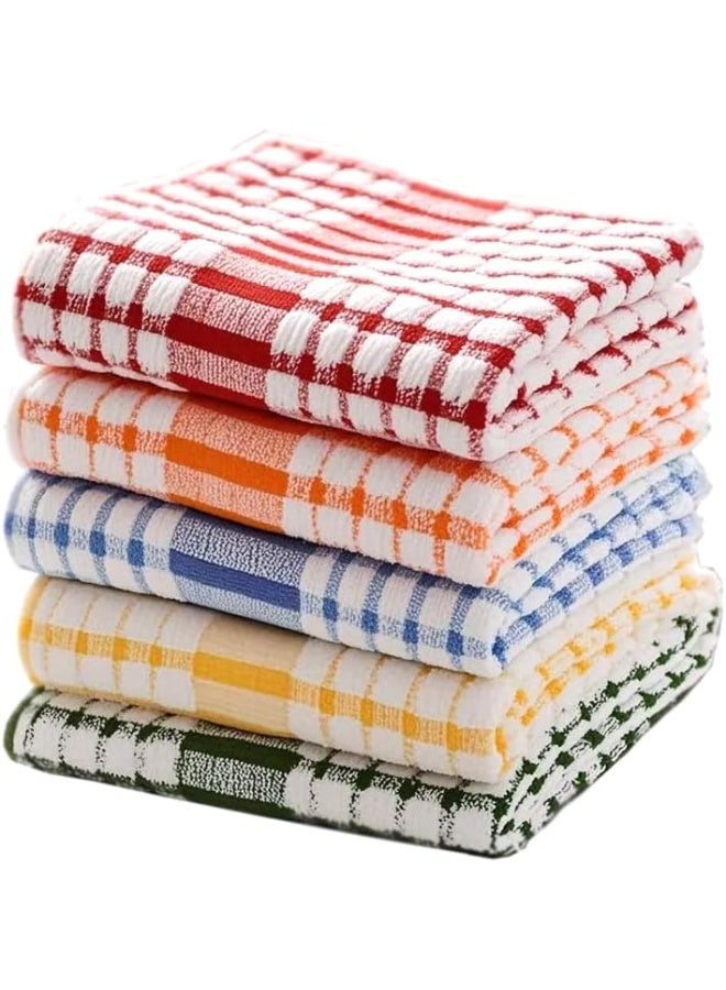 م اكس م مناشف تنظيف أطباق المطبخ، 100% قطن، 40 x 25 سم، عبوة من 10، مناشف متعددة الأغراض قابلة لإعادة الاستخدام (عبوة من 10) - Image 1