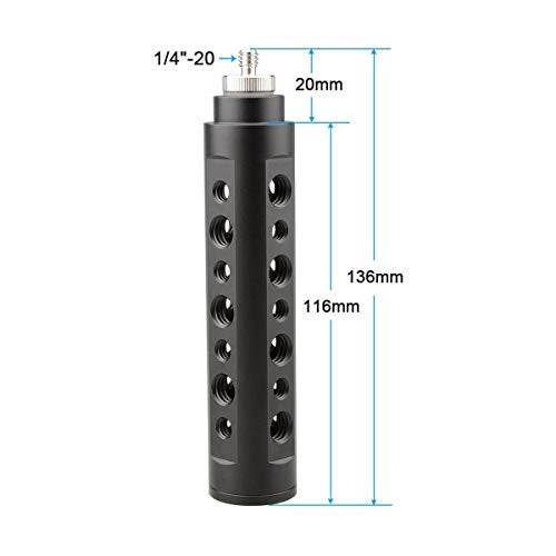 CAMVATE Aluminum Alloy Camera Handle Grip (Black) DSLR Stabilizer Light Mount for Camera Accessory Mount - 0967 - Image 4