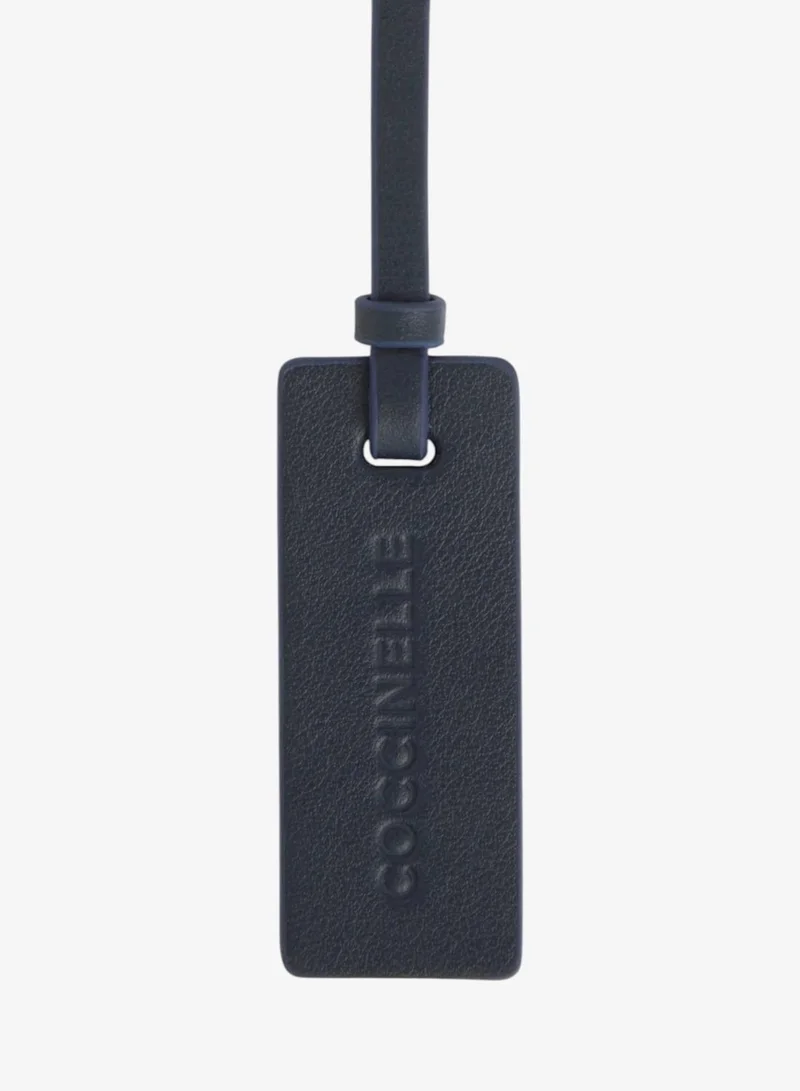 Coccinelle Blue Leather Luggage Tag for Women | Best Price UAE