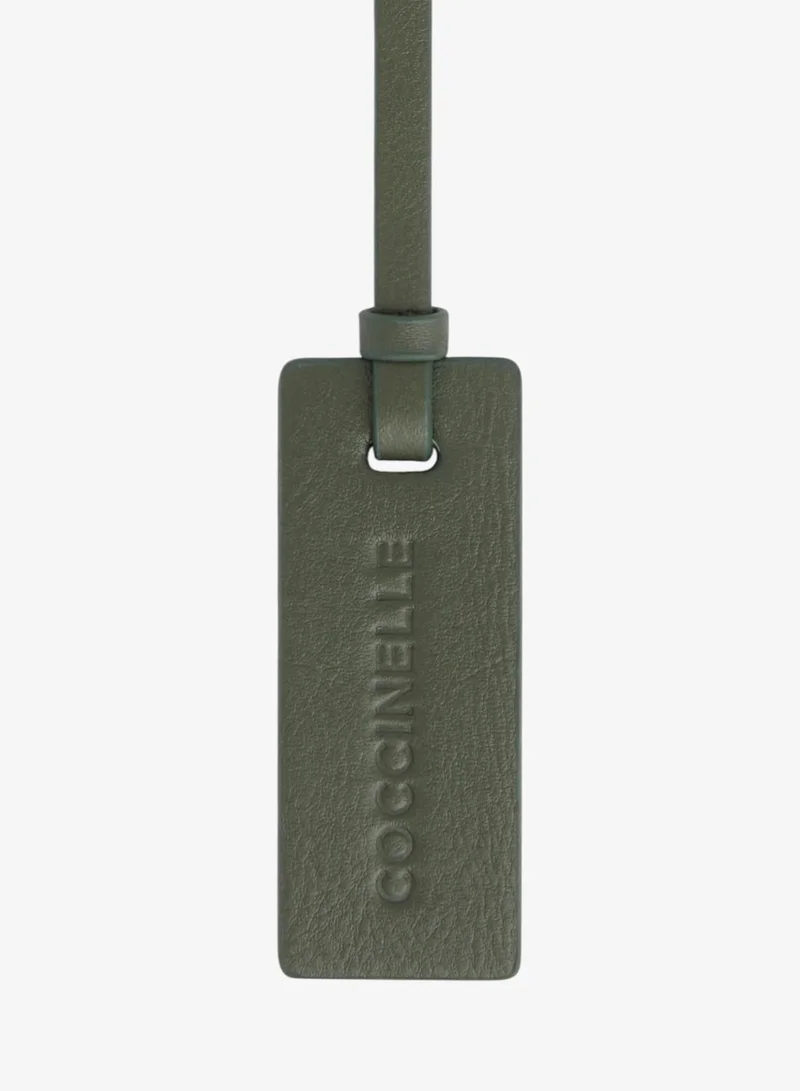Coccinelle Blue Leather Luggage Tag for Women | Best Price UAE