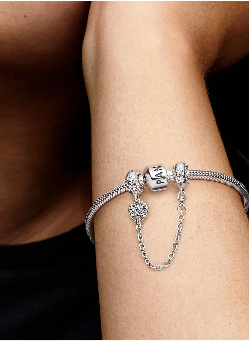 PANDORA Heart Family Tree Safety Chain Charm