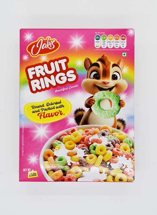 Jakis Premium Fruit Rings Original Corn Flakes - 250g - Image 1