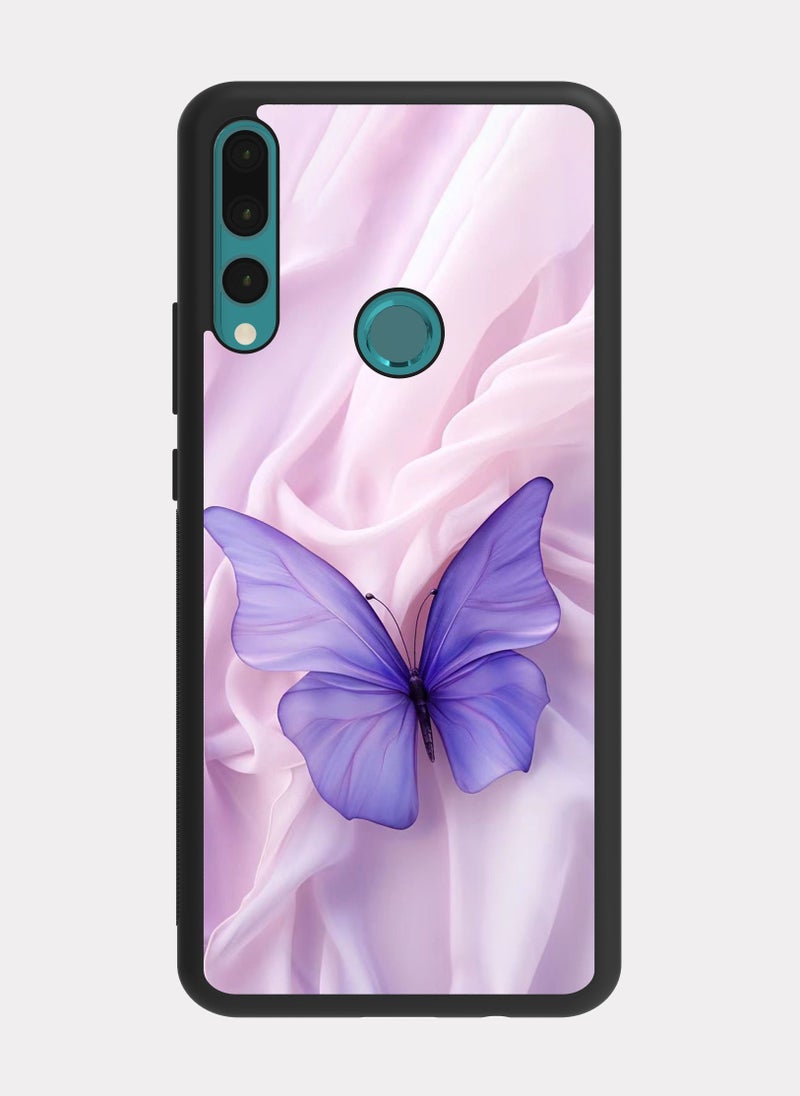 PXLAAT Huawei Y9 Prime case cover Purple Butterfly - Image 1