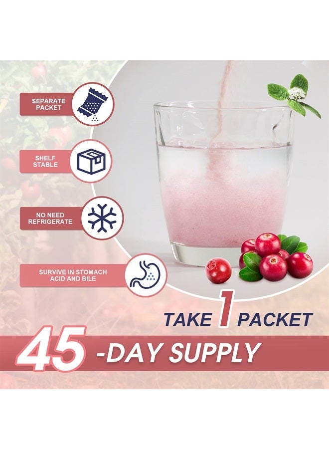 NATURE TARGET Probiotics-for-Women Prebiotics-and-Probiotics-Powder, 100-Billion-CFUs 45-Day-Supply, Women's-Probiotic with D-Mannose and Cranberry for Urinary Tract/Gut/ Digestive Health/Weight Management - Image 2
