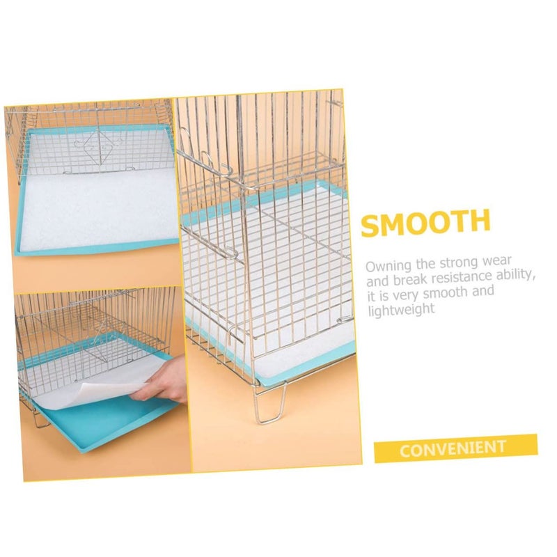 Totority 300pcs Thick Bird Cage Liner Paper Mats for Parakeets Absorbent Cushion Pads Clean Cage - Image 4