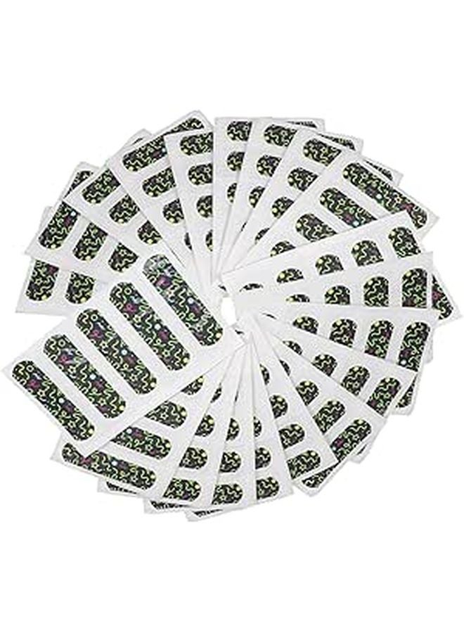 Glow In The Dark Adhesive Bandages 100pcs Cartoon Pattern Wound Care Patches For Night Use - Image 1