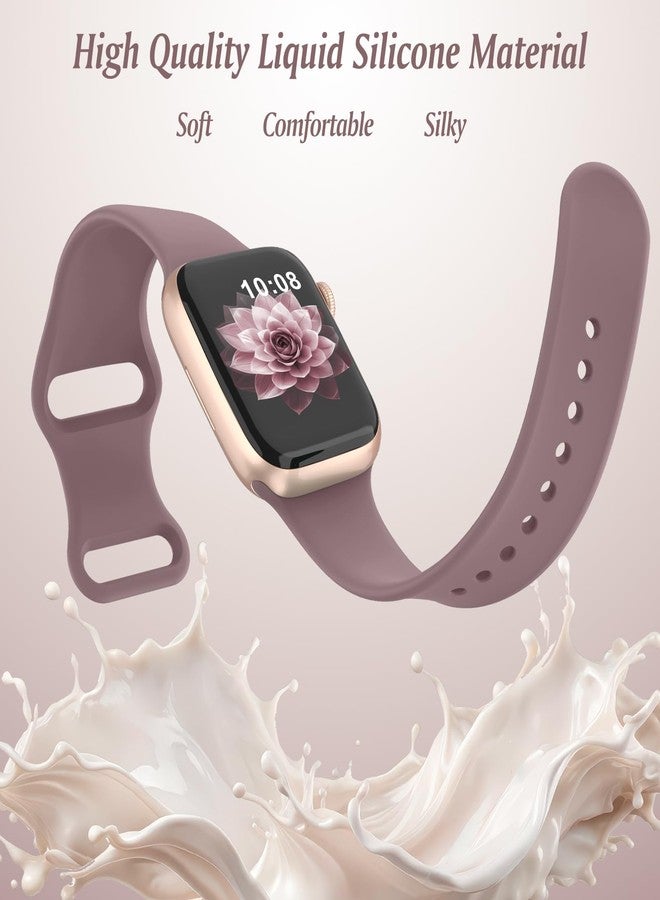 EOMTAM Patenting 10 Pack Sport Bands Compatible with Apple Watch Bands Women Men 40mm 41mm 38mm 45mm 44mm 42mm 46mm 49mm,Silicone iWatch Bands Waterproof Strap for iWatch Series 10 9 8 7 6 5 4 SE Ultra - Image 3