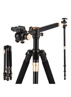 Andoer 184cm/72.4in Portable Photography Tripod Horizontal Camera Tripod Stand Monopod Aluminum Alloy 8kg/17.6lbs Load Capacity