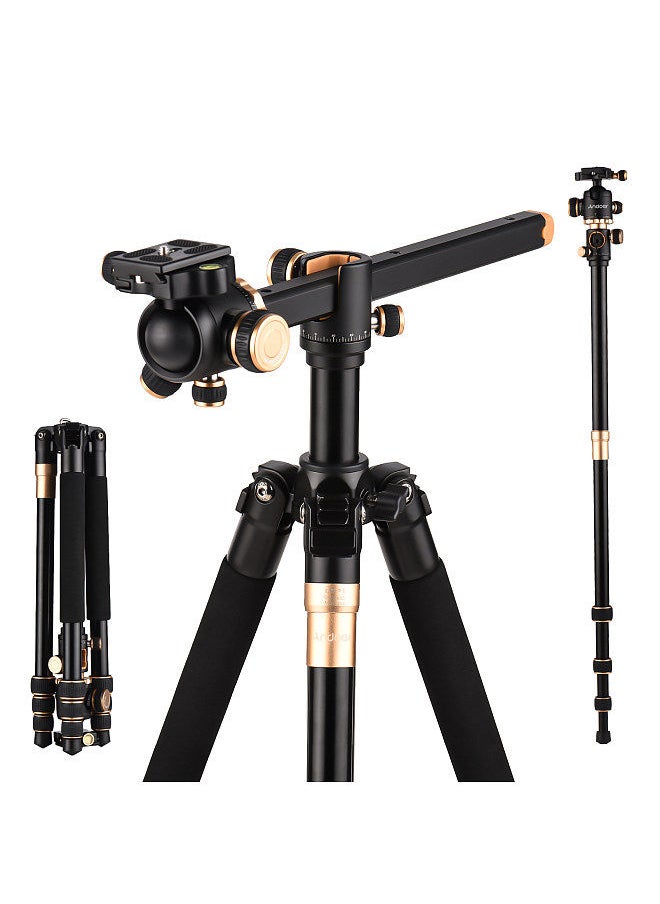 ANDOER - Andoer 184cm/72.4in Portable Photography Tripod Horizontal Camera Tripod Stand Monopod Aluminum Alloy 8kg/17.6lbs Load Capacity - Image 1