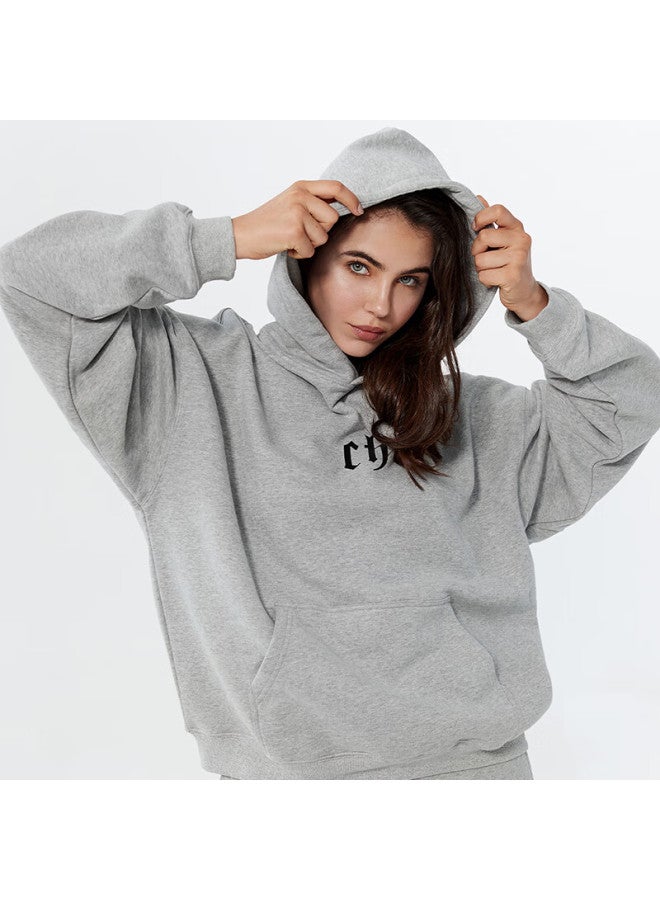 Chinism Ch Men's Classic Simple Hoodie, Couple's Sweatshirt, Heavyweight American-style Hoodie With Hood - Image 3