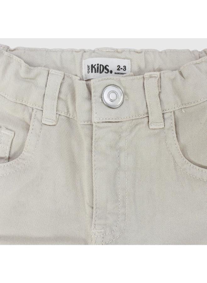 Our kids - Plain Gabardine Shorts - Image 1