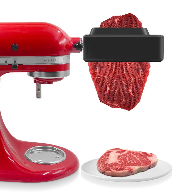 Meat Tenderizer for All Kitchen Aid Household MixerMeat Tenderizer Machine Attachment for Kitchen Aid Stand Mixers Accesssories Black