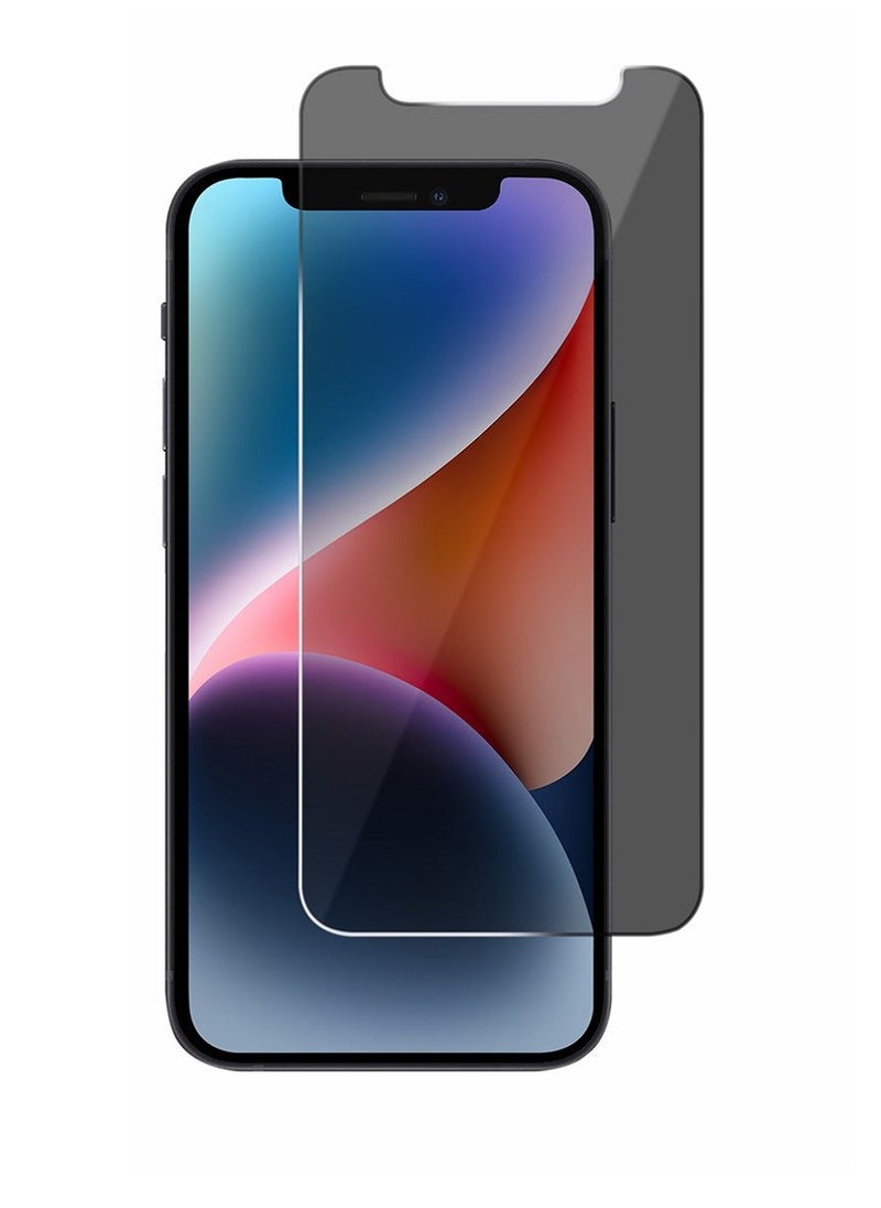 we3 Tempered Glass Screen Protector Anti-Spy Privacy Designed For iPhone 14 Full Glue Edge to Edge Full Screen Coverage And Bubble Free  - Image 1