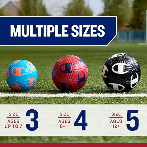 Champion Playmaker Soccer Ball Size 5 BlackWhite 12Panel Design Enhanced Control Durable TPU Cover Butyl Bladder for Indoor Outdoor Training Includes 6 Pump - Image 3