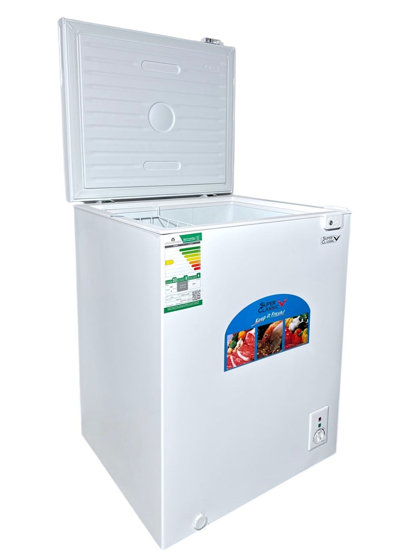 SUPER CLASSIC Super Classic Chest Freezer, 141 Liters, 5 Feet, White - SPCF-165  - Image 2