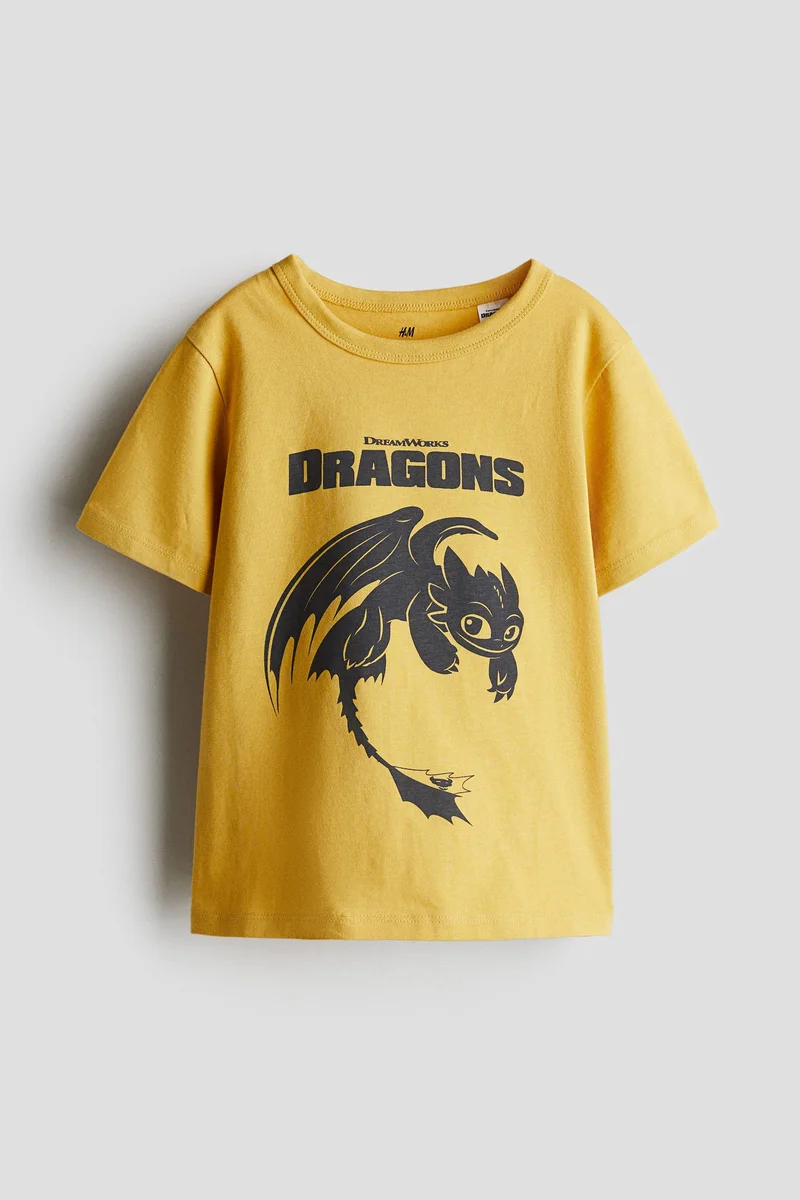 H&M Printed cotton T-shirt