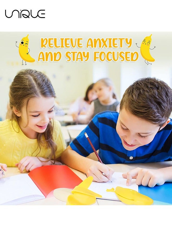 يونيك لعبة الإجهاد الموز ، لعبة الموز الحسية قابلة للتمدد ، ألعاب تخفيف التوتر ، ألعاب تململ للأطفال والكبار ، ألعاب تخفيف التوتر فائقة النعومة حفلة الموز - Image 4