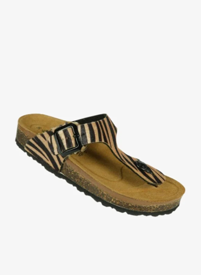 BiOCHIC Biochic Ladies Slim Thong Sandals 012-449 31830Q-Sabbia