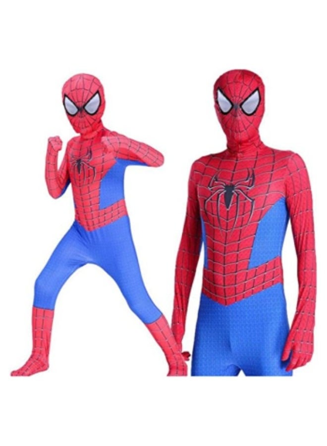 Spiderman Costume for Kids, Child Superhero Cosplay Costume Bodysuit Lycra 3D Spider Boy Costume  - Image 5