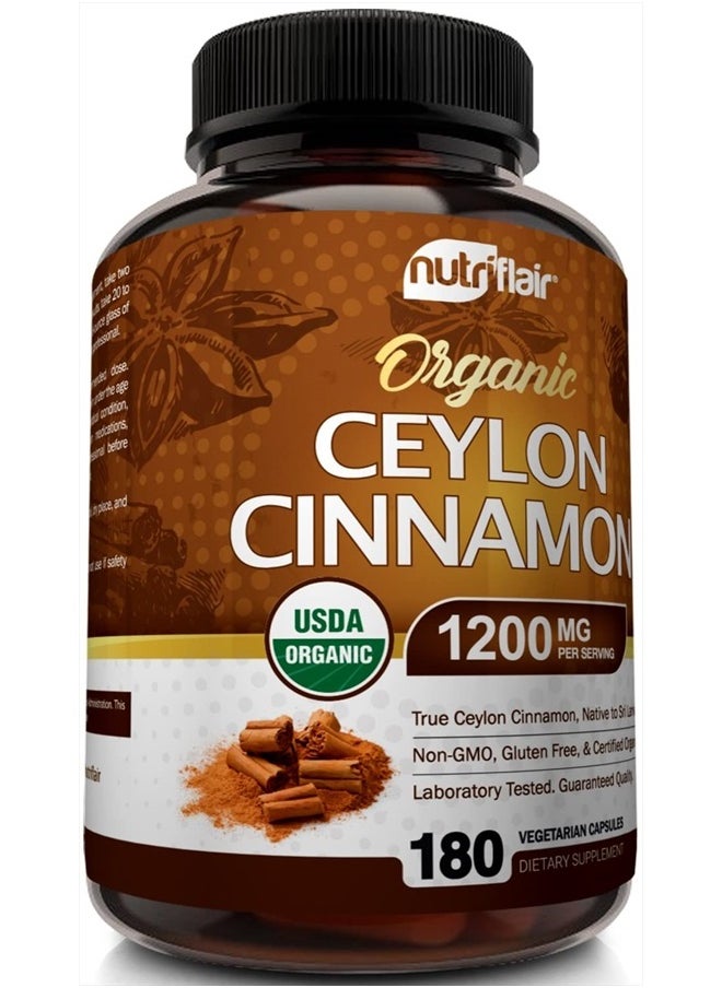 Organic Ceylon Cinnamon, 1200mg - 180 Vegetarian Capsules - pzsku/Z067857D5AFC58CD74729Z/45/_/1737719450/d288a2db-84b7-4a75-96f8-288e431b4e01