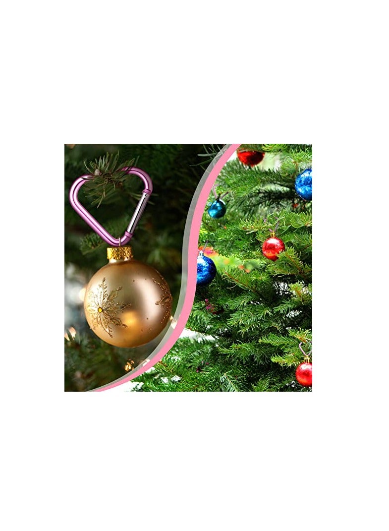 Generic Heart Shape Keychain Clip Snap Key Ring Keychain Hook Aluminum Alloy Key Holder for Outdoor Traveling Walking    's Gift Hammock Dog Leash Water Bottles Holder  - Image 4