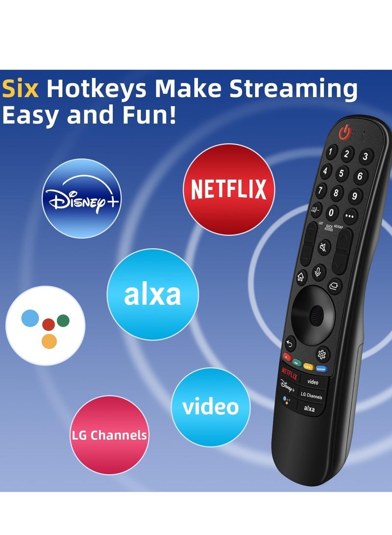 Easy to Use LG TV Remote Replacement for 2019 2024 Models  Voice Activation & Pointer  1 Year Warranty - Image 3