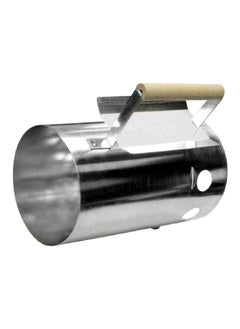 Grill Mark Sturdy Charcoal Chimney Starter Chrome 10.5 x 6.5 Inch 39470/BBQ-467637  - Image 2