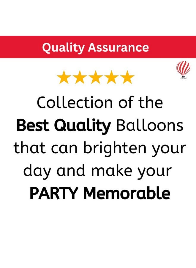 HK Balloons Heart Shaped Balloon Birthday, Anniversary, Valentine Balloons for Decoration, (Happy Valentine's Balloons-Pack of 50) - Image 5