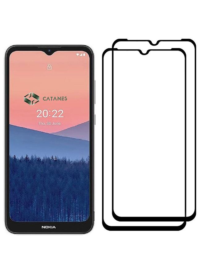 CATANES 2 Pack For Nokia C21 Tempered Glass Screen Protector Full Glue Back - Image 3
