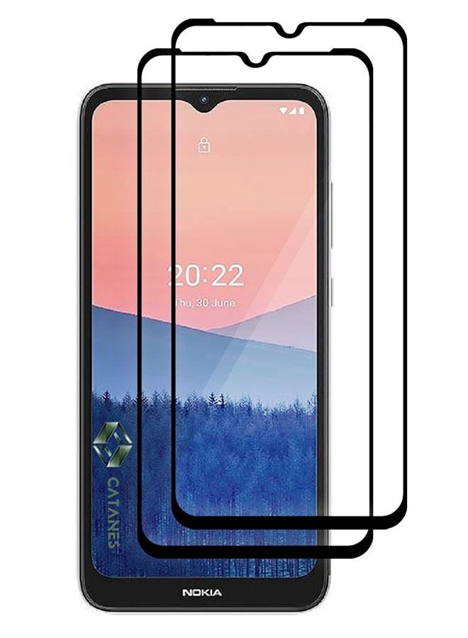 CATANES 2 Pack For Nokia C21 Tempered Glass Screen Protector Full Glue Back - Image 2