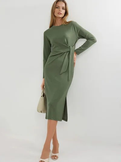 هيكاب Modal Touch Slit Dress Bersan Collection