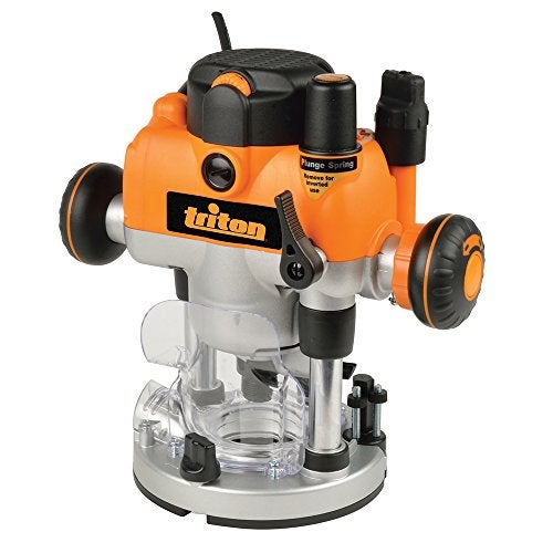 Triton MOF001 2-1/4 HP / 13 Amp Dual Mode Precision Plunge Router , Orange - Image 1