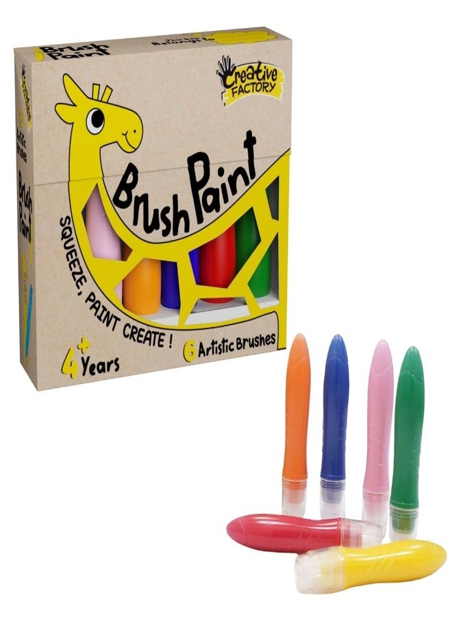 Creative Factory - Art Set - Brush Paint, Squeeze, Mess Free Painting Kit, Non-Toxic Paint, Toddler Toys & Activities, Painting Craft Kit, Boys and Girls Age 4+ - Image 1