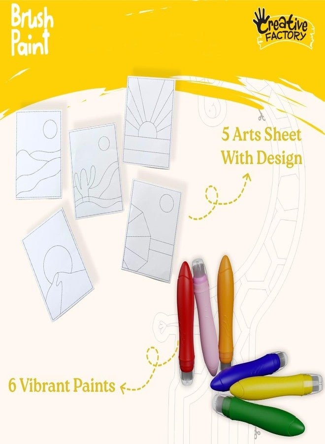 Creative Factory - Art Set - Brush Paint, Squeeze, Mess Free Painting Kit, Non-Toxic Paint, Toddler Toys & Activities, Painting Craft Kit, Boys and Girls Age 4+ - Image 2