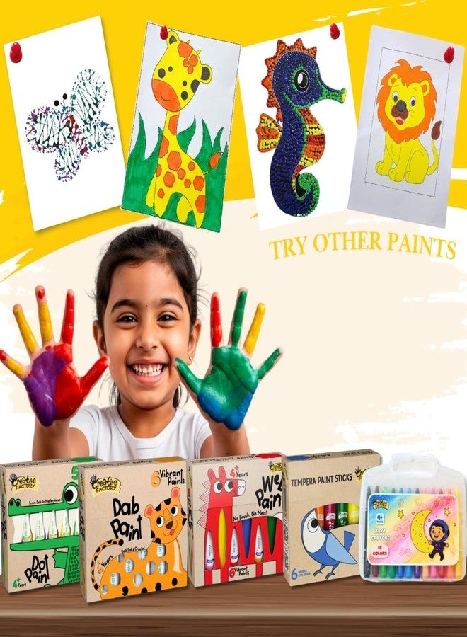 Creative Factory - Art Set - Brush Paint, Squeeze, Mess Free Painting Kit, Non-Toxic Paint, Toddler Toys & Activities, Painting Craft Kit, Boys and Girls Age 4+ - Image 5