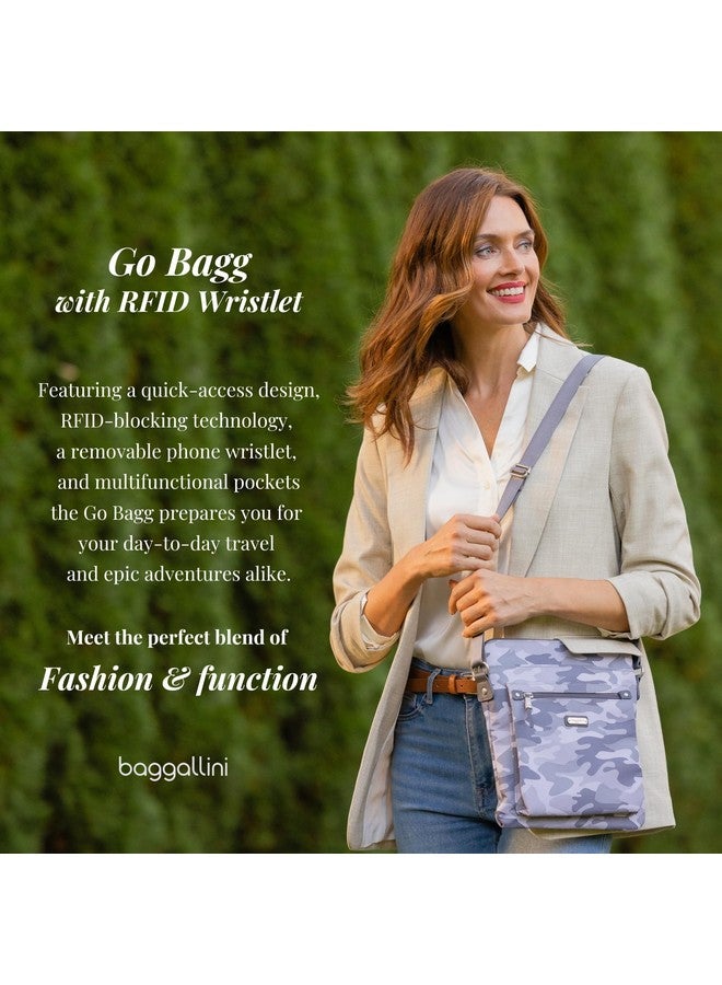 Baggallini Go Bagg With Rfid Wristlet - Travel Crossbody Bag for Women - Lightweight Water-Resistant Handbags - Image 1