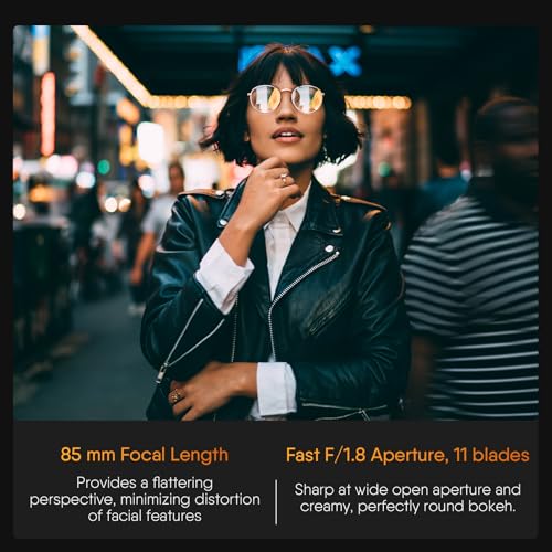 Rollei AF 85mm F/1.8 Lens，STM Autofocus，HFT-X Coating，Mount Cameras，Full Metal Body，477g，Compatible with APS-C，for Nikon Z - Image 3